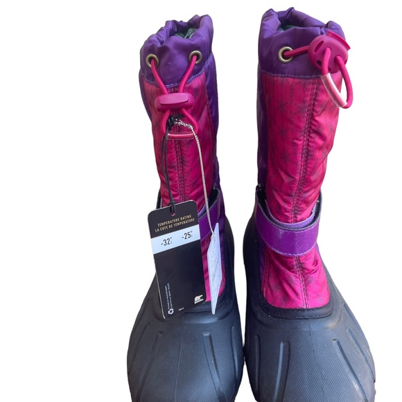 Sorel x Disney Frozen 2 Youth Flurry Snow Boots Sz 7 - Picture 5 of 11